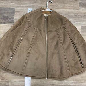 Calvin Klein Brown Women's Cape Jacket